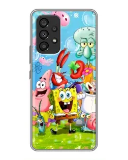 Чохол для Samsung Galaxy A53 (5G) з картинкою «Губка Боб та друзі»