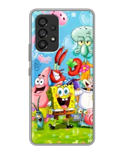 Чехол для Samsung Galaxy A53 (5G) с картинкой «Губка Боб и друзья» Чехол для Samsung Galaxy A53 (5G) с картинкой «Губка Боб и друзья»