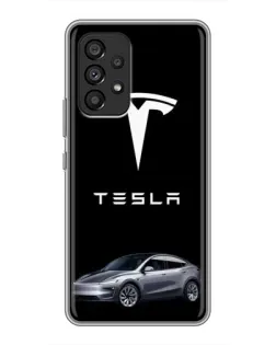 Чехол для Samsung Galaxy A53 (5G) с картинкой «Tesla Model Y»