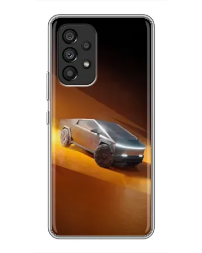 Чехол для Samsung Galaxy A53 (5G) с картинкой «Cybertruck в пустыне» Чехол для Samsung Galaxy A53 (5G) с картинкой «Cybertruck в пустыне»