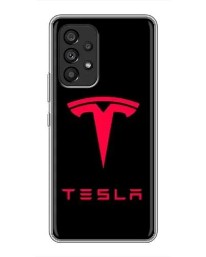 Чехол для Samsung Galaxy A53 (5G) с картинкой «Tesla Red Logo» Чехол для Samsung Galaxy A53 (5G) с картинкой «Tesla Red Logo»