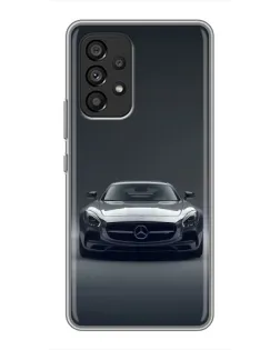 Чехол для Samsung Galaxy A53 (5G) с картинкой «Mercedes на черном»