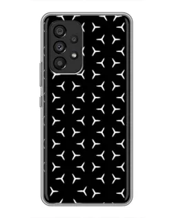 Чехол для Samsung Galaxy A53 (5G) с картинкой «Mercedes паттерн звезд»