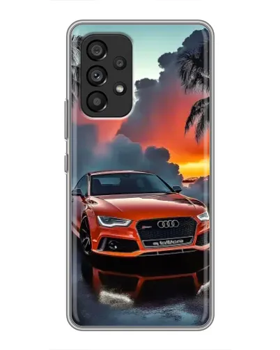 Чехол для Samsung Galaxy A53 (5G) с картинкой «Audi — закат» Чехол для Samsung Galaxy A53 (5G) с картинкой «Audi — закат»
