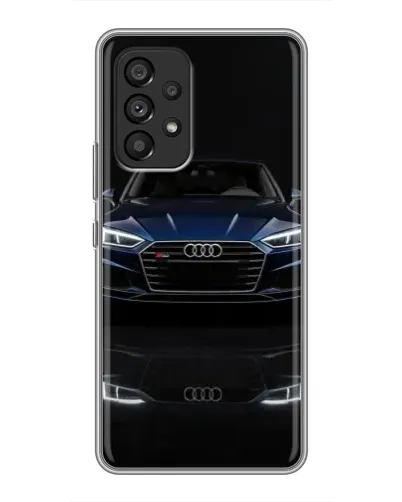 Чехол для Samsung Galaxy A53 (5G) с картинкой «Audi — ночное отражение» Чехол для Samsung Galaxy A53 (5G) с картинкой «Audi — ночное отражение»