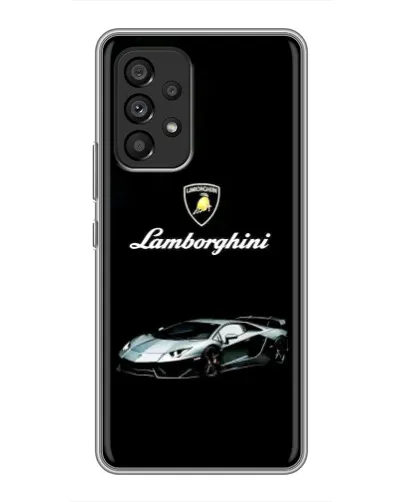 Чохол для Samsung Galaxy A53 (5G) з картинкою «Логотип Lamborghini класика»