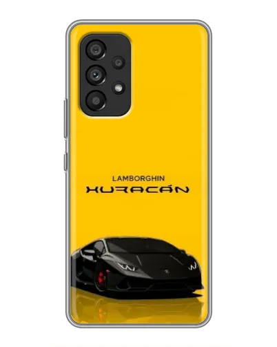 Чохол для Samsung Galaxy A53 (5G) з картинкою «Lamborghini Huracan чорний»
