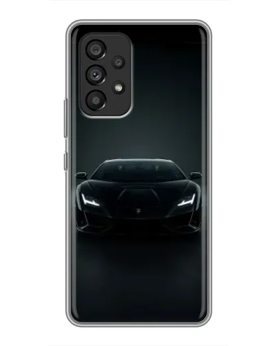 Чохол для Samsung Galaxy A53 (5G) з картинкою «Чорний Lamborghini Aventador»