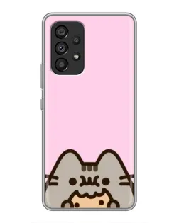 Чохол для Samsung Galaxy A53 (5G) з картинкою «Pusheen та печиво»