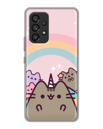 Чехол для Samsung Galaxy A53 (5G) с картинкой «Единорог Pusheen»