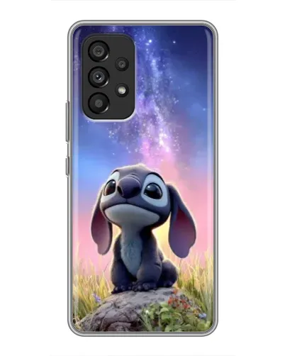 Чехол для Samsung Galaxy A53 (5G) с картинкой «Стич на рассвете»
