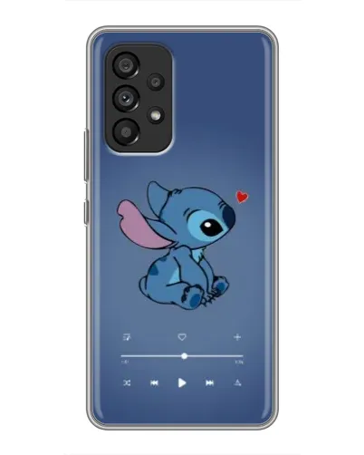 Чехол для Samsung Galaxy A53 (5G) с картинкой «Музыкальный Stitch»