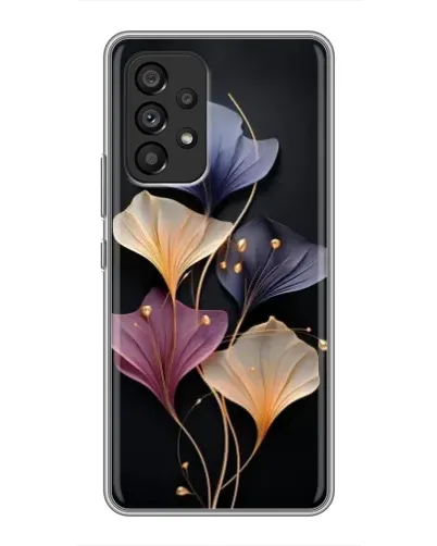 Чохол для Samsung Galaxy A53 (5G) з картинкою «Лілові квіти грації»