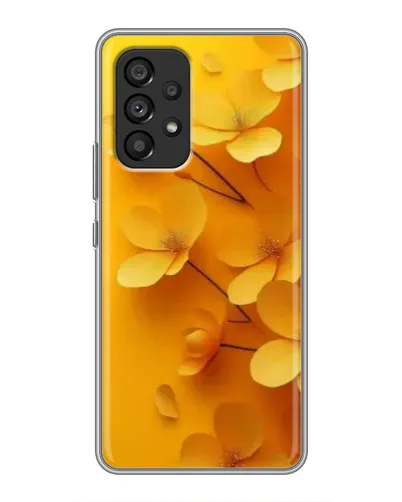 Чохол для Samsung Galaxy A53 (5G) з картинкою «Золоті пелюстки»