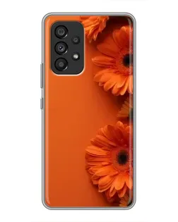 Чохол для Samsung Galaxy A53 (5G) з картинкою «Помаранчеві гербери»