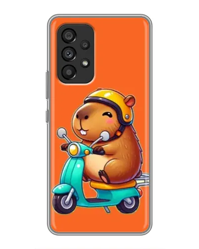 Чохол для Samsung Galaxy A53 (5G) з картинкою «Капібара на скутері» Чохол для Samsung Galaxy A53 (5G) з картинкою «Капібара на скутері»