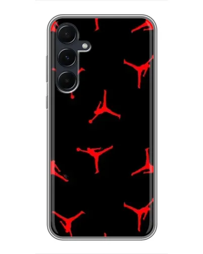 Чехол для Samsung Galaxy A55 с картинкой «Jordan Red Pattern» Чехол для Samsung Galaxy A55 с картинкой «Jordan Red Pattern»
