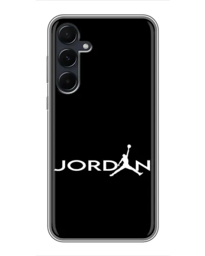 Чехол для Samsung Galaxy A55 с картинкой «Jordan White Logo» Чехол для Samsung Galaxy A55 с картинкой «Jordan White Logo»