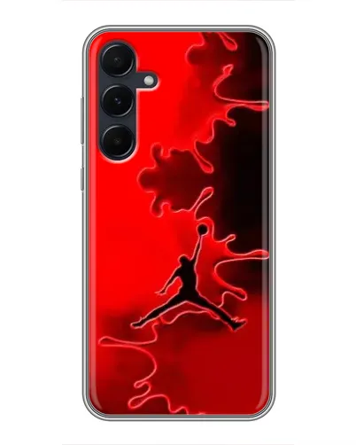 Чехол для Samsung Galaxy A55 с картинкой «Jordan Red Smoke» Чехол для Samsung Galaxy A55 с картинкой «Jordan Red Smoke»