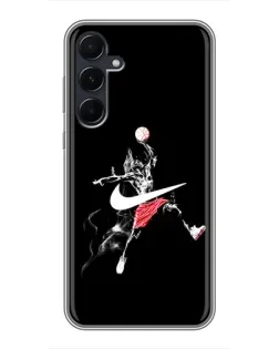 Чехол для Samsung Galaxy A55 с картинкой «Jordan Jumpman»