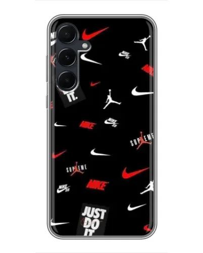 Чехол для Samsung Galaxy A55 с картинкой «Nike Mix Pattern» Чехол для Samsung Galaxy A55 с картинкой «Nike Mix Pattern»