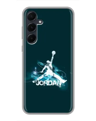 Чехол для Samsung Galaxy A55 с картинкой «Jordan Blue Fire» Чехол для Samsung Galaxy A55 с картинкой «Jordan Blue Fire»