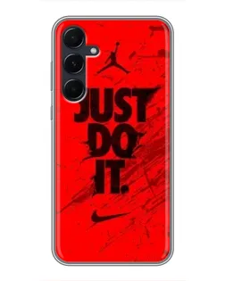 Чехол для Samsung Galaxy A55 с картинкой «Nike Just Do It»