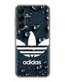 Чехол для Samsung Galaxy A55 с картинкой «Adidas Trefoil Blue»