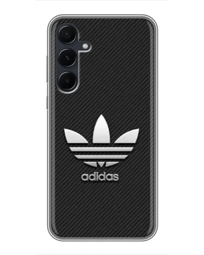 Чехол для Samsung Galaxy A55 с картинкой «Adidas Карбоновая текстура» Чехол для Samsung Galaxy A55 с картинкой «Adidas Карбоновая текстура»