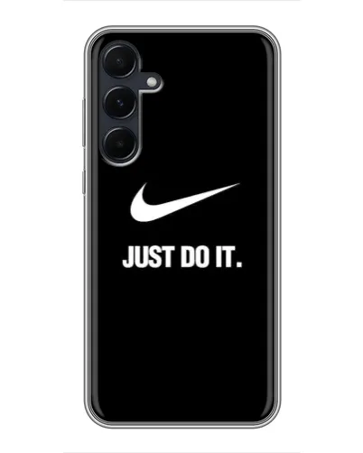 Чехол для Samsung Galaxy A55 с картинкой «Классический принт Nike»