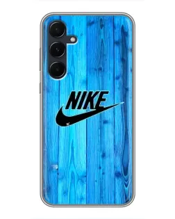 Чехол для Samsung Galaxy A55 с картинкой «Голубое дерево Nike»