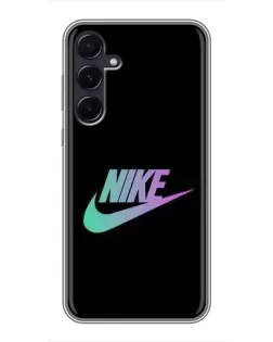 Чехол для Samsung Galaxy A55 с картинкой «Nike — городская ночь»