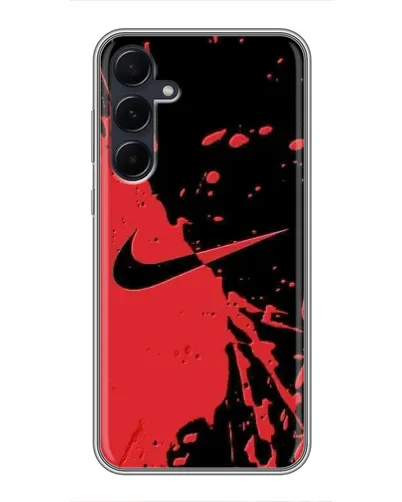 Чехол для Samsung Galaxy A55 с картинкой «Красные брызги Nike» Чехол для Samsung Galaxy A55 с картинкой «Красные брызги Nike»