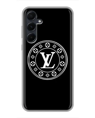 Чехол для Samsung Galaxy A55 с картинкой «LV — печать стиля»