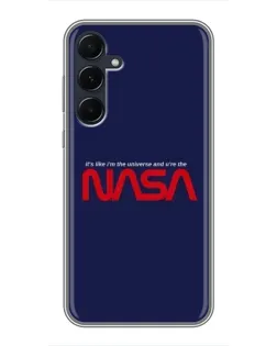 Чехол для Samsung Galaxy A55 с картинкой «NASA — глубокий космос»