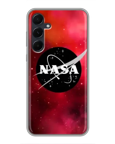 Чехол для Samsung Galaxy A55 с картинкой «NASA — красная туманность»