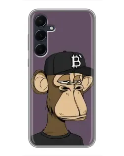 Чехол для Samsung Galaxy A55 с картинкой «Bored Ape в кепке» Чехол для Samsung Galaxy A55 с картинкой «Bored Ape в кепке»