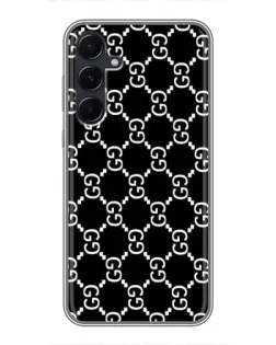 Чехол для Samsung Galaxy A55 с картинкой «Gucci — сетчатый паттерн»