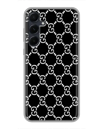 Чехол для Samsung Galaxy A55 с картинкой «Gucci — сетчатый паттерн»