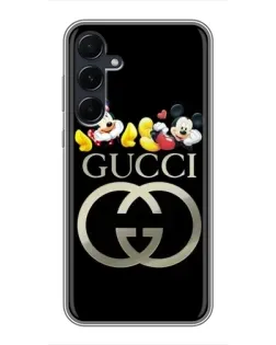 Чехол для Samsung Galaxy A55 с картинкой «Gucci — герои Disney»