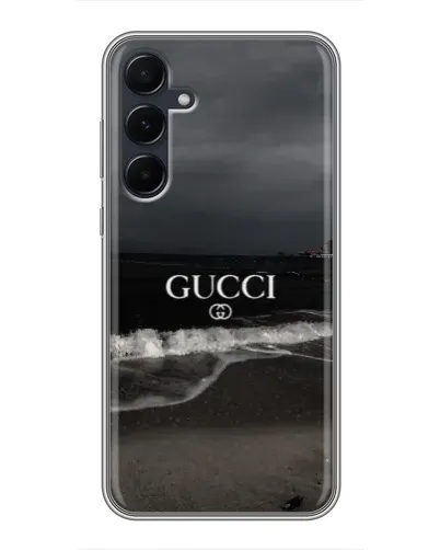 Чехол для Samsung Galaxy A55 с картинкой «Gucci — морской прибой»