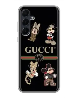 Чехол для Samsung Galaxy A55 с картинкой «Gucci — герои Disney и монограмма» Чехол для Samsung Galaxy A55 с картинкой «Gucci — герои Disney и монограмма»