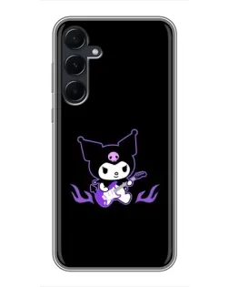Чехол для Samsung Galaxy A55 с картинкой «Электрическая Kuromi»