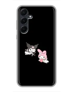 Чехол для Samsung Galaxy A55 с картинкой «My Melody и Kuromi»
