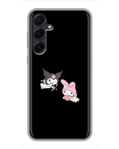 Чехол для Samsung Galaxy A55 с картинкой «My Melody и Kuromi»