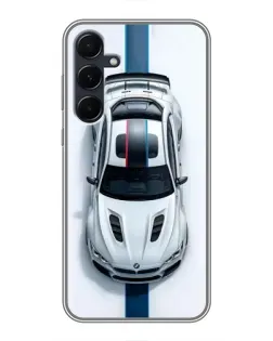 Чехол для Samsung Galaxy A55 с картинкой «Вид сверху — BMW M»