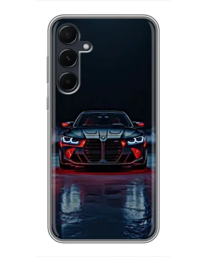 Чехол для Samsung Galaxy A55 с картинкой «BMW на мокрой дороге» Чехол для Samsung Galaxy A55 с картинкой «BMW на мокрой дороге»