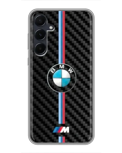 Чехол для Samsung Galaxy A55 с картинкой «Эмблема BMW и карбон» Чехол для Samsung Galaxy A55 с картинкой «Эмблема BMW и карбон»