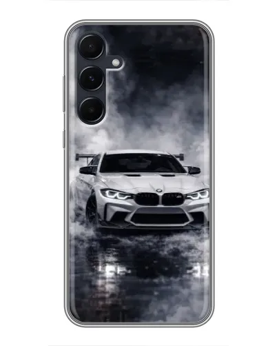 Чехол для Samsung Galaxy A55 с картинкой «BMW сквозь туман» Чехол для Samsung Galaxy A55 с картинкой «BMW сквозь туман»