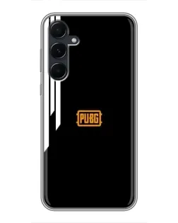 Чехол для Samsung Galaxy A55 с картинкой «PUBG — вертикальные линии»